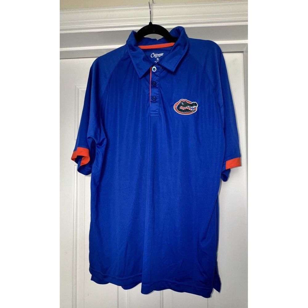 Florida Gators Polo Shirt Mens XL Blue Golf Casual‎ Chiliwear